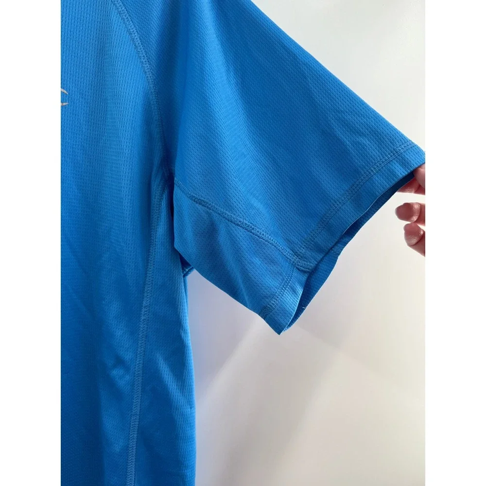 Champion Double Dry T-Shirt Athletic Activewear Gym Blue XL - Picture 6 of 8